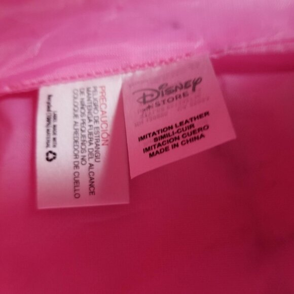 Disney Store Minnie Mouse Pink Glitter Tote Bag Plastic - Picture 8 of 10